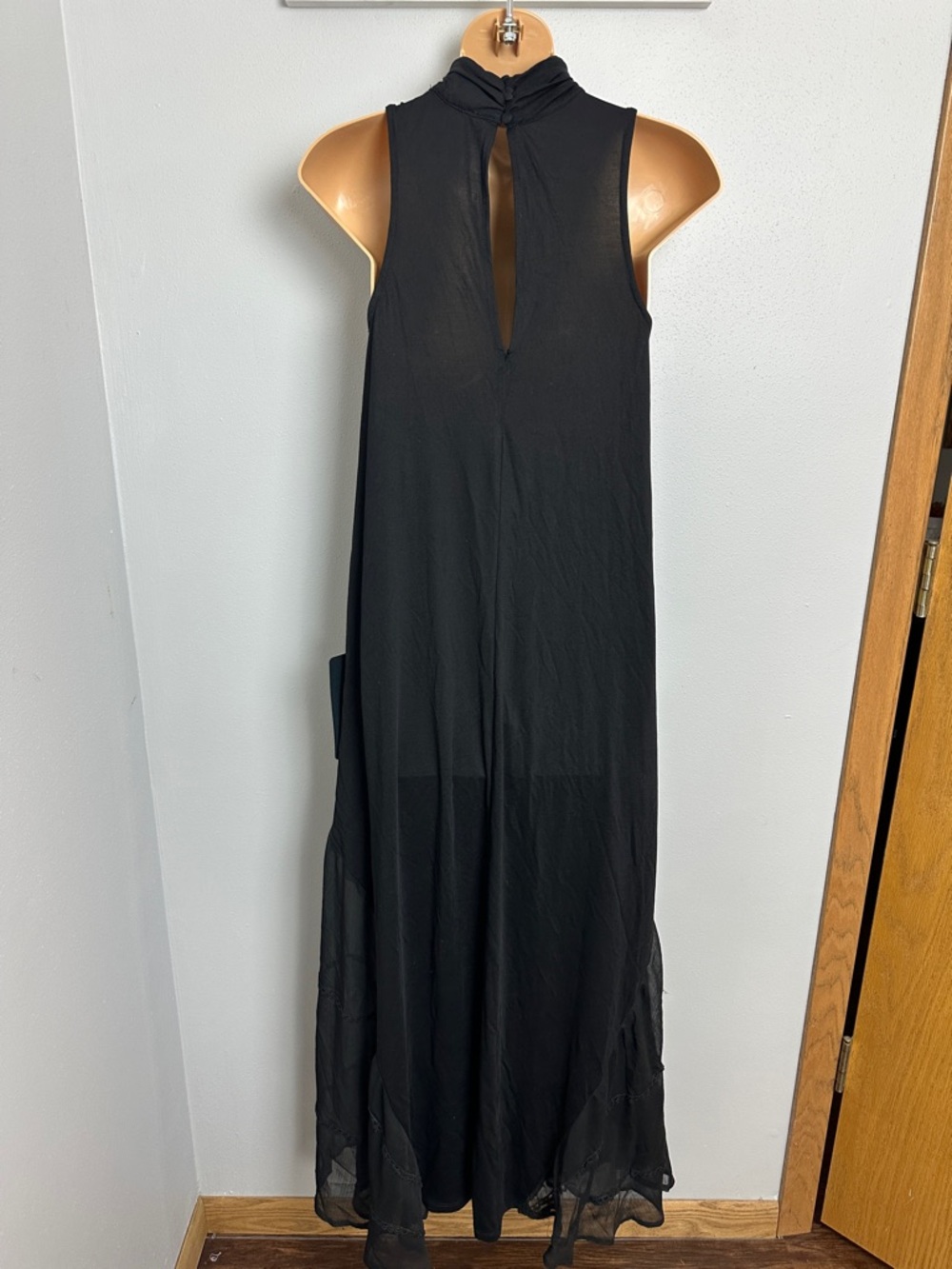 Lulu's Black Sleeveless Turtleneck Maxi Dress - Picture 3 of 8